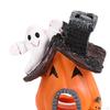 Halloween Pumpkin House Figurine Aquarium Ornament Fish Hideout Creative Resin Crafts Collectible