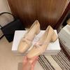 Woman Pumps Mary Jane Shoes for Women Block Heel Square Toe with Medium Heels Footwear Chic and Elegant Stylish Y2k 2025 Trend