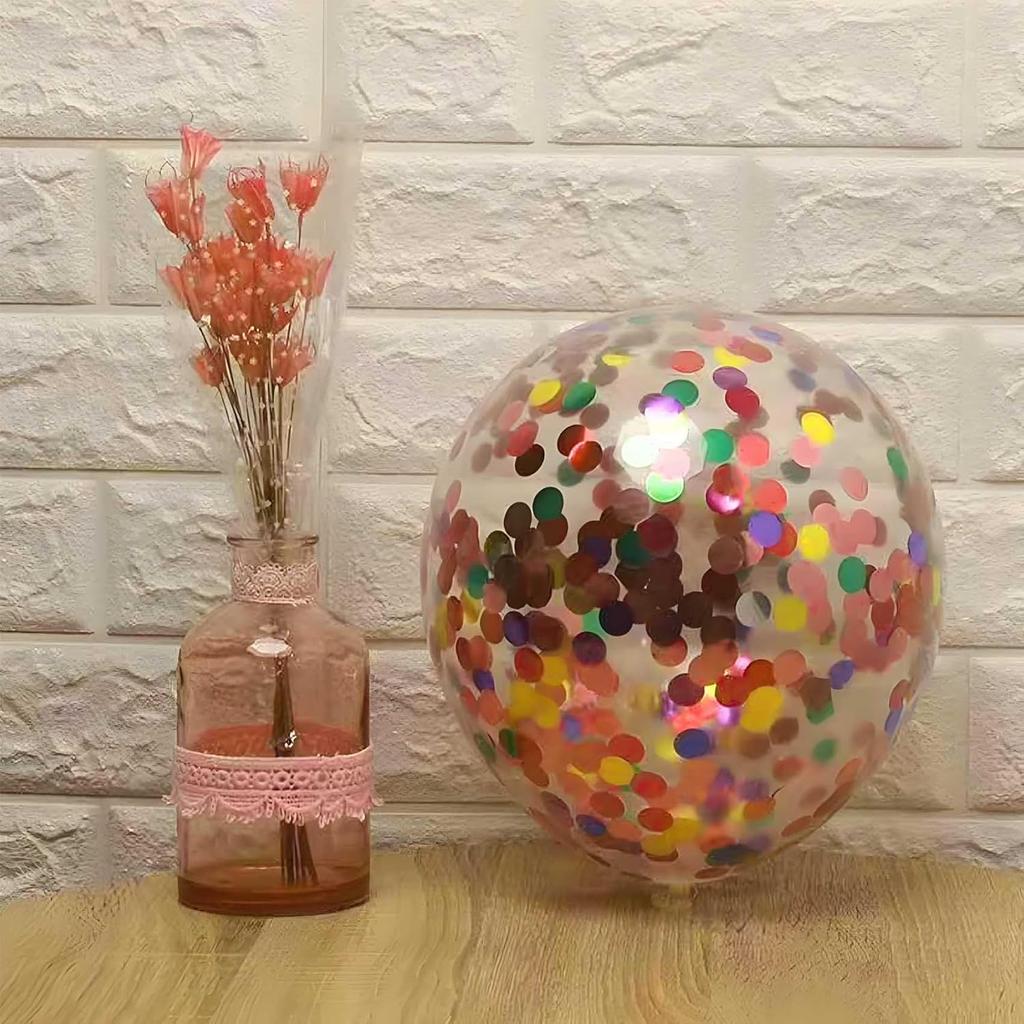 Multi Color Round Foil Confetti Beautiful Rainbow Metallic Table Confetti Glitter for Fill Balloons, Wedding,Birthday,Party,Festival