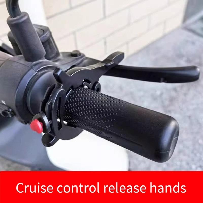 Motorcycle Throttle Assist Cruise Control Clamp ABS Motorcycle Cruise Assist Simple Installation for Long Rides Comfort