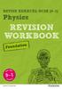 The Pearson REVISE Edexcel GCSE (9-1) Physics Foundation Revision Workbook: For 2024 and 2025 Assessments and Exams (Revise Edexcel GCSE Science 16 Book