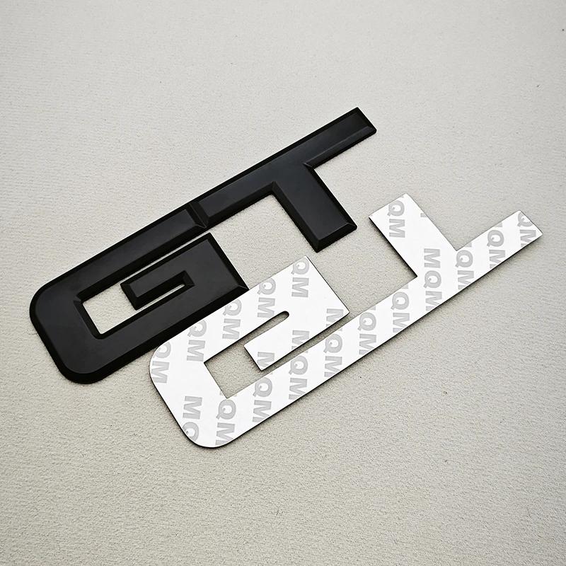 gycsn9 3D Metal Logo GT Car Rear Boot Trunk Emblem Fender Side Front Grille Badge Sticker Decals For Mustang GT Accessories