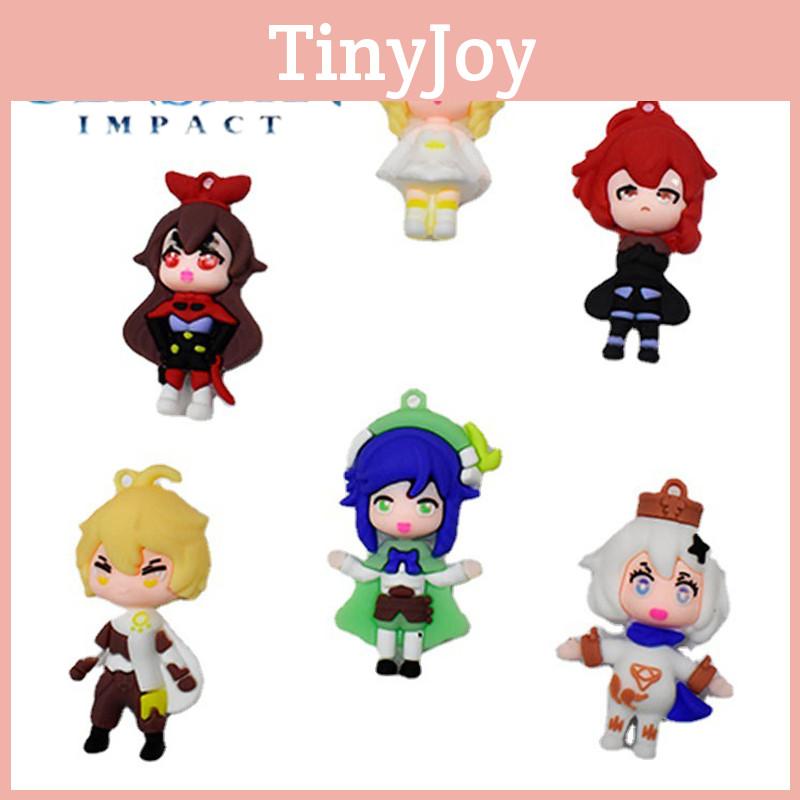 Genshin Impact Aether Diluc Lumine Venti Paimon Pvc Figure Toy Model