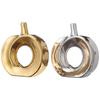 Lavish Golden and Silver Apple Ceramic Home Decor Showpiece (Pack of 2,Golden & Silver)