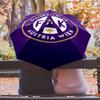Football Team Umbrella with Automatic Open/Close & Self-8-Rib Heavy-Duty Umbrella, Compact Travel Umbrella Suitable for Outdoor