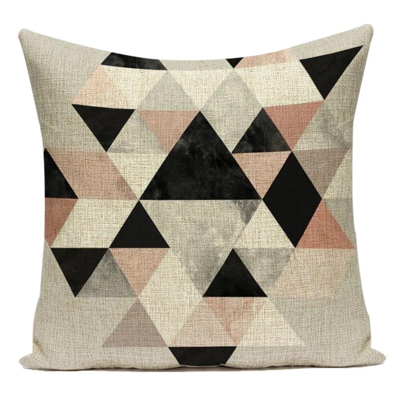 Colorful Geometry Nordic Cushion Cover Decorative Sofa Car Pillow Cover Chair Bed Outdoor Home Decor Throw Pillow Case