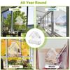Smart Birds Hanging Feeder Transparent with Camera Home Pet Bird Feeder 1080P HD Easy Installation for Outdoor Garden