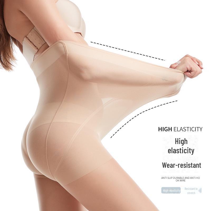 Spring Women's Ultra-Thin Black Pantyhose: Abdomen & Hip Lifting, Foot Massage, Cuttable, Sun Protection, Skin Care Socks.