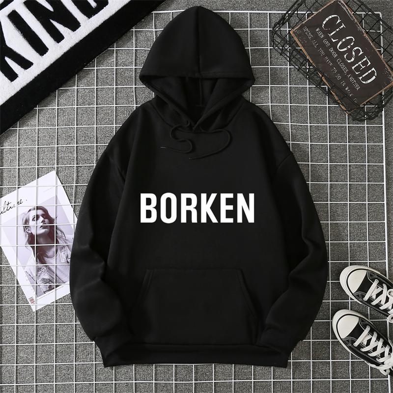 Ladies Long Sleeve Hooded Sweatshirt Featuring Printed Retro Hiphop Style for Sports and Casual Wear Across Seasons