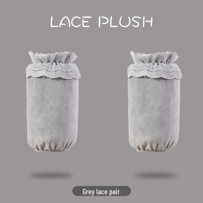 Women's White Lace Waterproof Sleeves - Anti-Fouling, Autumn/Winter Style