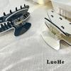 Korean Style Hollow Dog & Shark Hair Clip - Chic, Versatile Updo Claw for Women