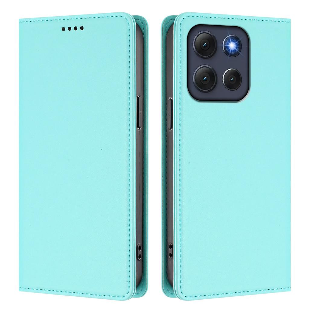 For Motorola Moto G86 5G Leather Wallet Case Magnetic Closure RFID Blocking Phone Cover