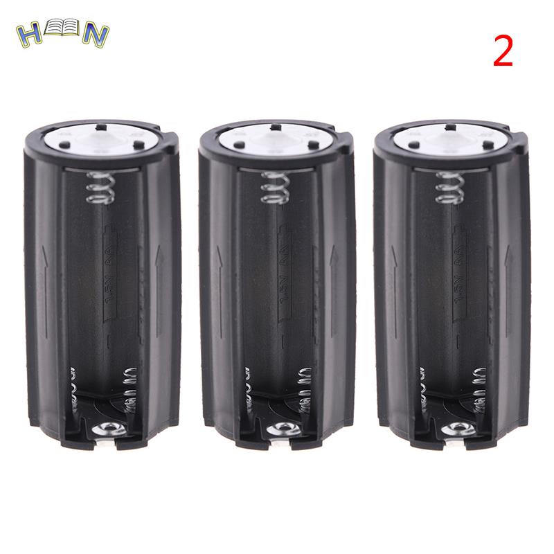1Pc/3Pcs 3x AA to D Size Battery Adapter Converter Holder Case Box