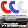 2Pcs Universal Fit Tow Hook Protector Front Tow Hook Cover Set Smooth Tow Hook Cover Protection Suitable for F150