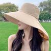 Summer Men's Sunscreen Sun Hat Outdoor Mountaineering Big Brim Quick Drying Face Cover Neck Shawl Hat Fisherman Fishing Hat