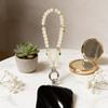 Portable Pvc Handcrafted Phone Lanyard With Peace And Joy Beads For Men And Women