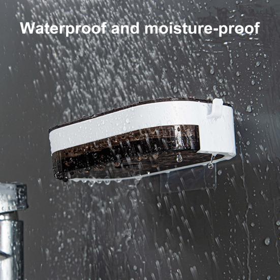 High Quality Punch Free Easy Install Wall Mounted Soap Case Detachable Base Space Saving Sponge Tray