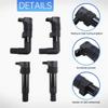 Ignition Coil High Voltage Package for BMW 7715853-01 (4-piece Set)
