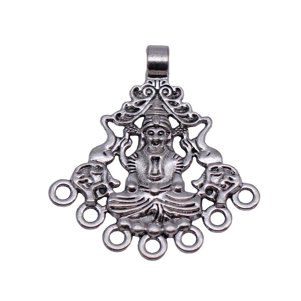 Chinese Pavilion Charm Connectors Character Animal Ethnic Style Findings For DIY Jewelry