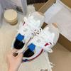 Cowhide Version~ Lace Double Belt Hollow Lace Shoelaces Fashionable Versatile Casual Women's Tide