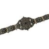 Vintage Crystal Wedding Body Chain Belt Caucasian Ethnic Style Waist Band Girdle for Bridal and Formal Occasion