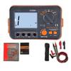 Insulation Resistance Tester Megohmmeter Meter VC60B+ with Large LCD Display High Voltage & Short Circuit Input Alarm