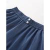 Plus size women clothing [Artistic Denim Skirted Leggings] Retro Casual Summer Chubby Girl High Waist Drape Wide Leg Cropped Pants