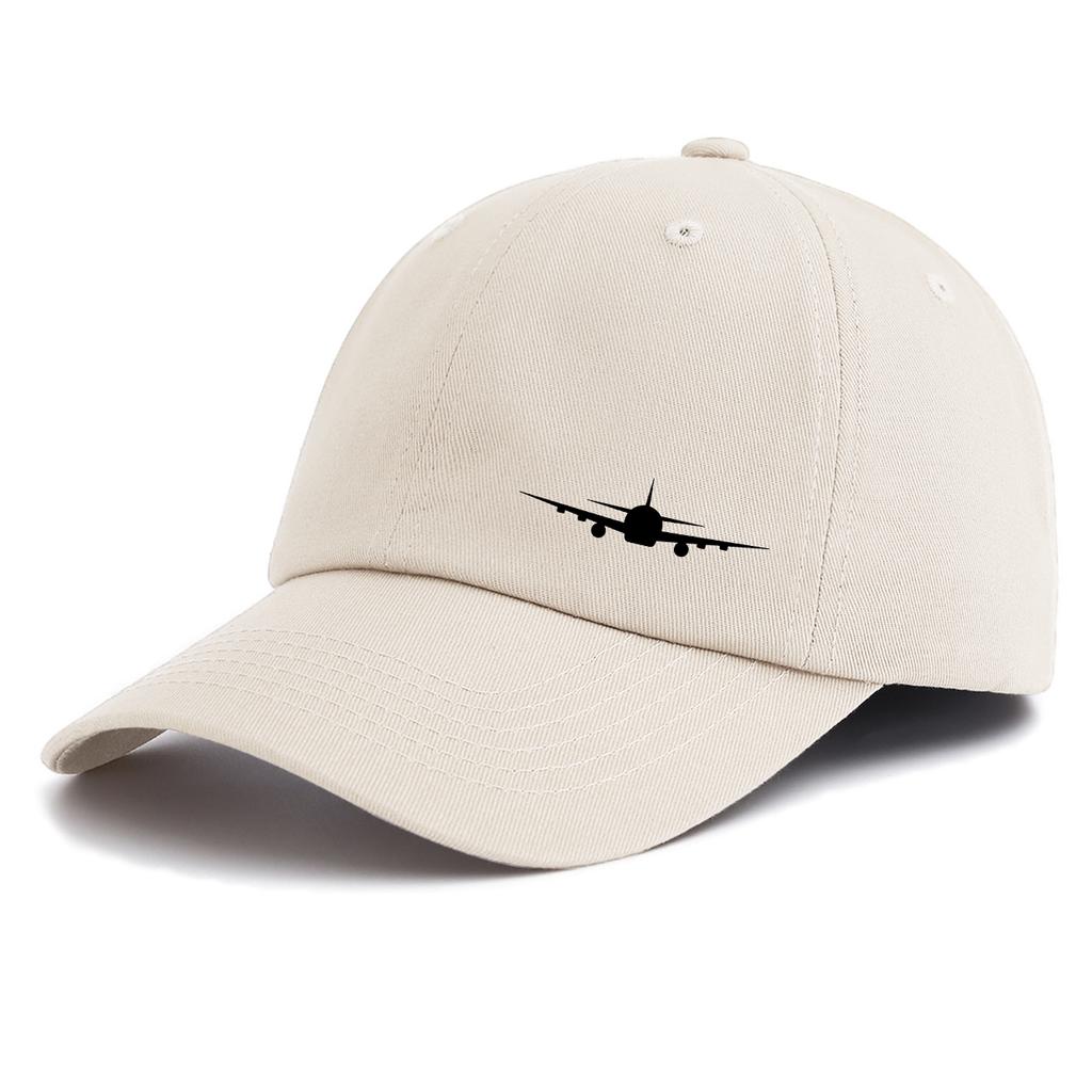 pc Airplane Print Baseball Cap for AdultsMinimalist Retro Style Casual Soft Adjustable Dad HatPerfect As Gift