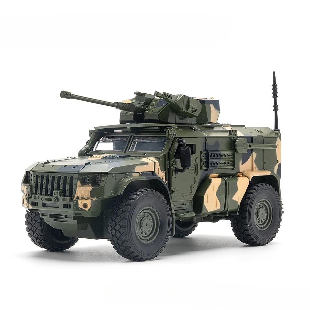 1:32 Scale SWAT Armored Car Model Toy 4D Engine Shock Absorption Pull Back Metal Diecast Vehicle Models Sound Light Gift for Kid