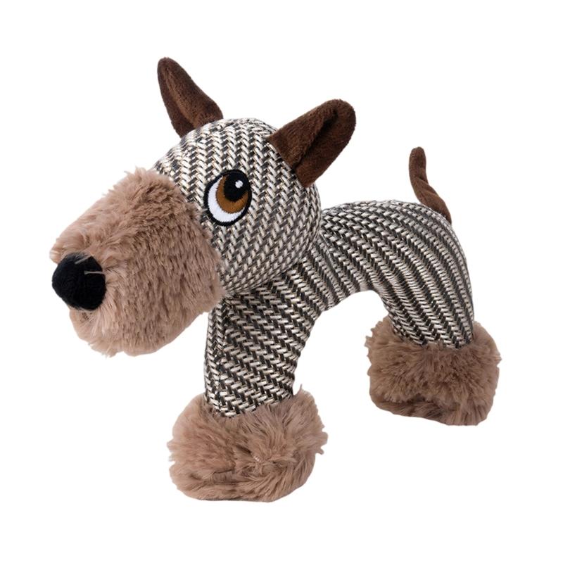 Fun Animal Shape Squeaky Toy For Dog Chewing and Tugging Entertainment Activity Teething Toy for Aggressive Chewers
