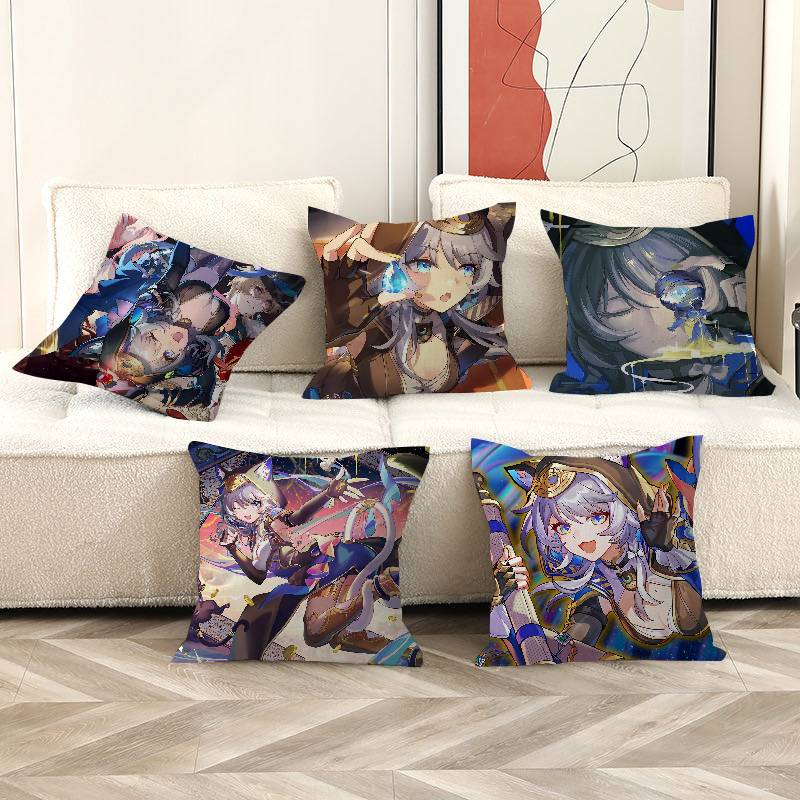 game Honkai Star Rail Cipher Pillow Cushion Cover Pillowcase Living Room Sofa Home Decor Customized
