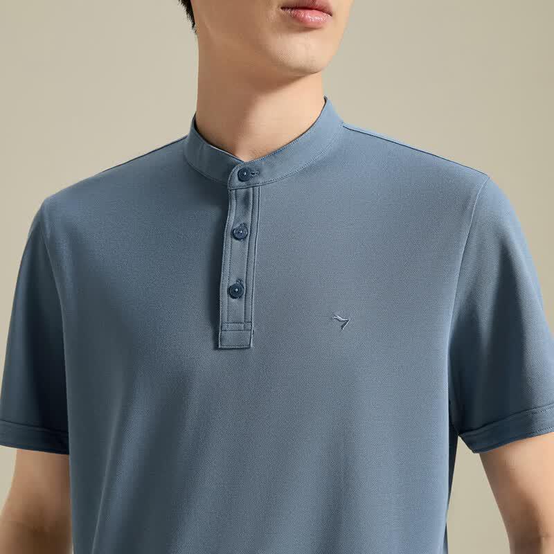 SEVEN Men's Antibacterial Anti-Mite Cool-Touch Polo Shirt