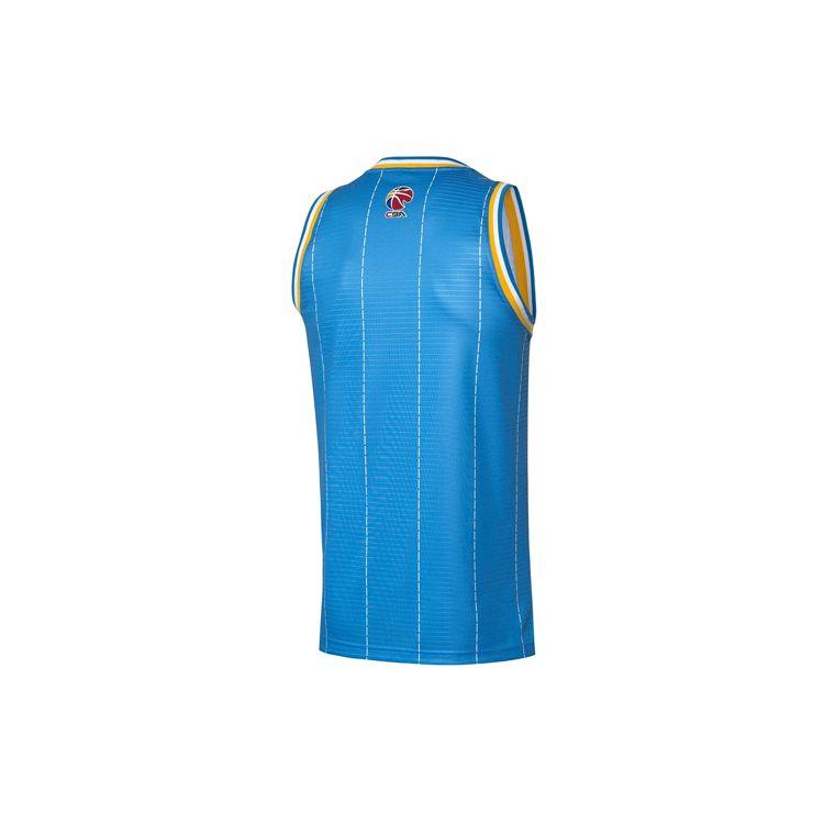 Li-Ning Sports Basketball Series Sw Fan Edition 2020-2021 Season Away Basketball Vest Men Tops Beijing-Blue AAYQ391-2