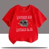 Children's Cartoon Print T-Shirt, Summer Casual Fashionable Cute Colorful Short-Sleeve Top, Children's T-Shirt