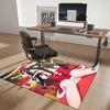 1pc Christmas Santa Claus Chair Mat - Anime Cartoon Design, Non-Slip Carpet for Office, Home Decor, Living Room, Bedroom, Game Room & Dormitory.Q094