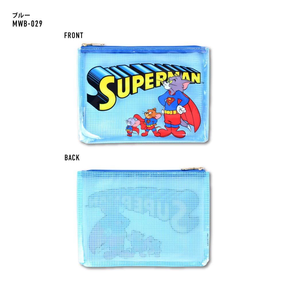 Flat pouch TOM and JERRY as SUPERMAN