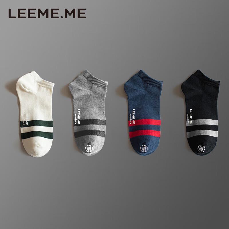 Limi Men s Anti-Odor Antibacterial Ankle Socks 4-Pair Pack One Size