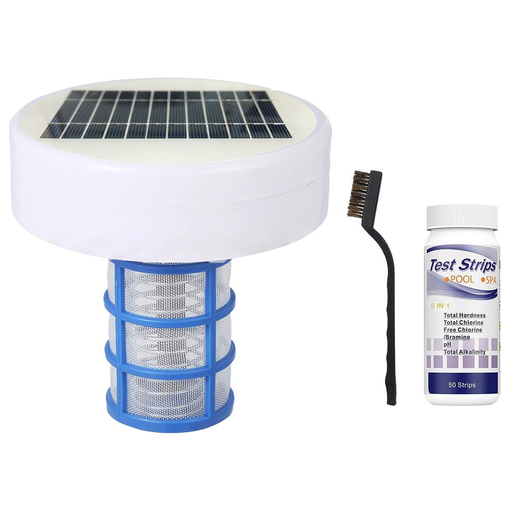 

Chlorine-Free Sun Shock & Water Purifier Eliminate Algae Solar Copper Pool Ionizer 85% Less Chlorine Auto Switch Up To 35000 Gal