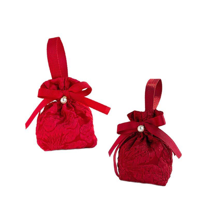 Luxury Chinese Wedding Candy Bags & Handheld Boxes - High-Value Party Favors