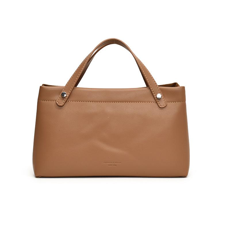 Fashion casual tote bag women's autumn and winter new retro large-capacity shoulder bag textured underarm bag