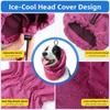 Quick Dry Pet Dog Earmuffs Elastic Mesh Dog Ear Cover Comfortable Pet Neck Gaiter  Dog Walking