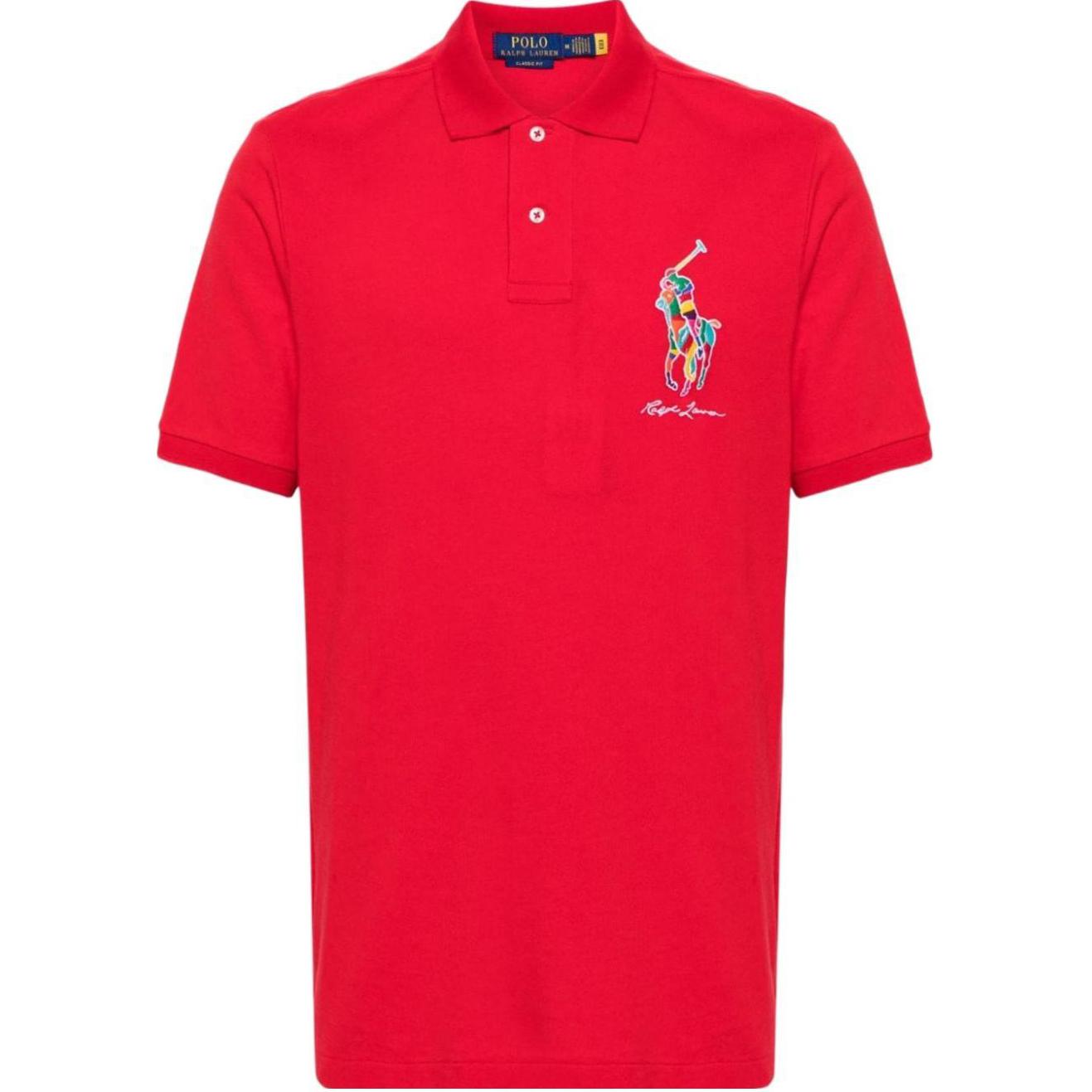 Polo Ralph Lauren Logo Print Button-Fit