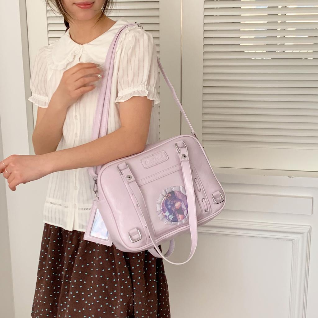 New Sweet and Cool Ita Bag Cute Kawaii Portable Shoulder Bag Comic Show Star Chasing Crossbody Bag Large Capacity Backpack