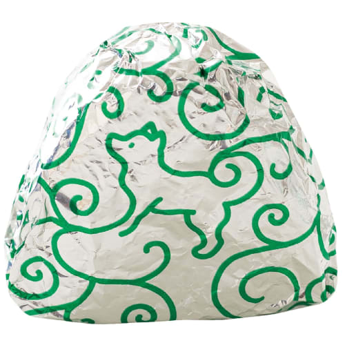 Artnap Aluminum Wrapping Paper for Rice Balls, Absorbs Moisture To Prevent Stickiness and Dryness, Arabesque & Shiba Inu Pattern, 20cm Wide X 5.8m Lon