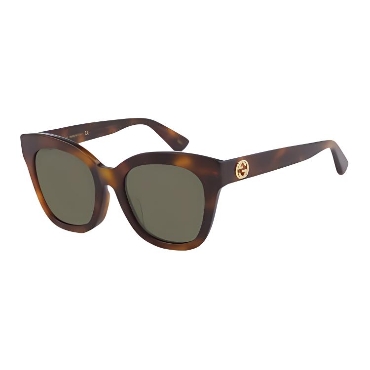 

GUCCI Full Frame Design Cat Eye Sunglasses Unisex Couple Models Tortoiseshell F