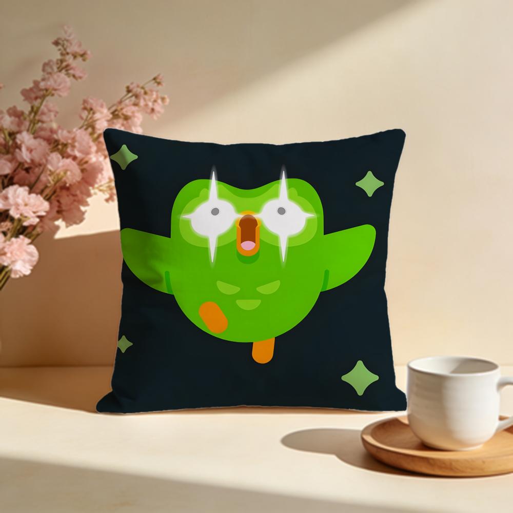 Fashion DDuolingoful Cushion Cover Stylish Washable Pillow Cover Ideal for Couch Bedroom Car Decoration