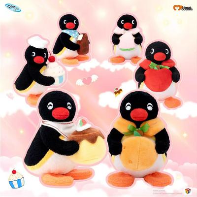 Genuine Pingu Penguin Plush Keychain: Cute Backpack Ornament & Birthday Gift for Women