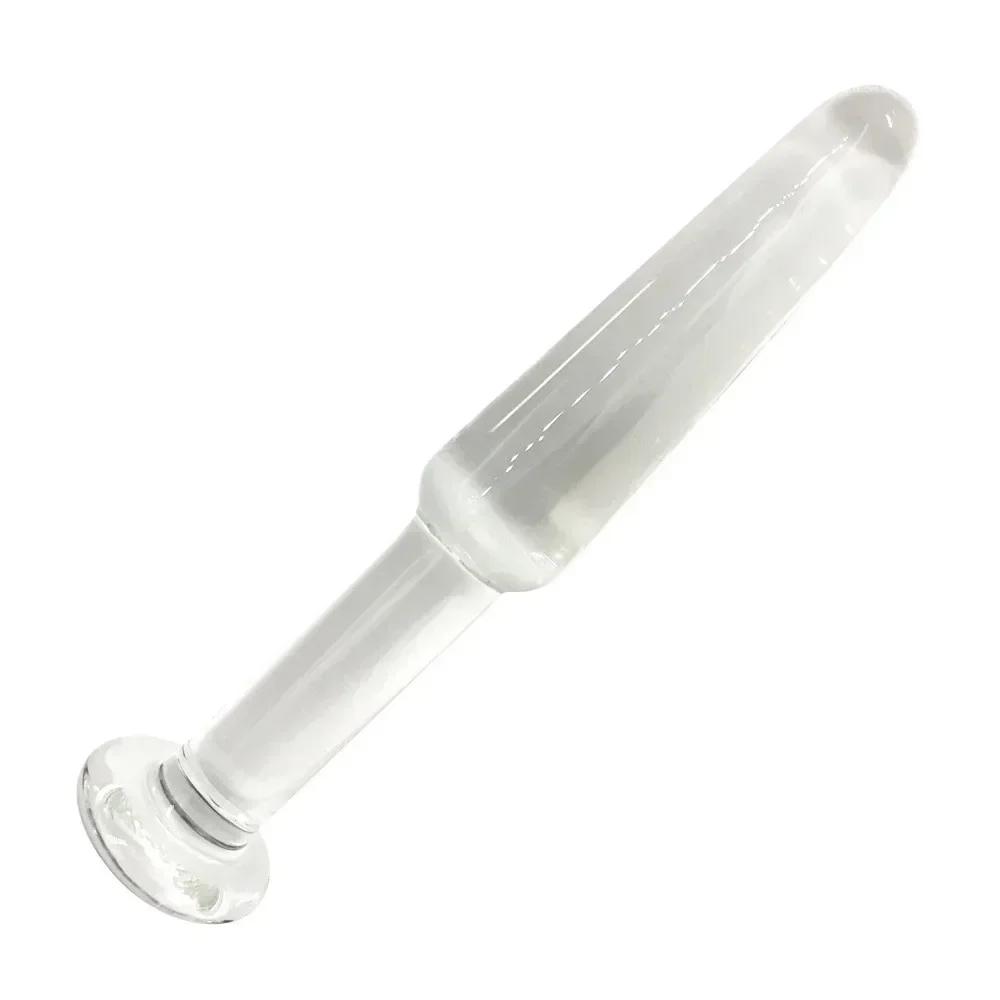 Sex Products Glass Anal Sex Toys For Women Vaginal Stimulator Butt Plug Men Anus Beads Dilator Fake Dildos Female Masturbator