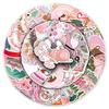 50pcs Pink Christmas Cute Santa Claus Stickers Cute Toys Decals Decoration DIY Phone Fridge Suitcase Skateboard Bike Gifts