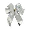 Sturdy Cloth Holiday Bowknot Decoration Classical Red Christmas Tree Accessory Fade Resistant Holiday Ornament